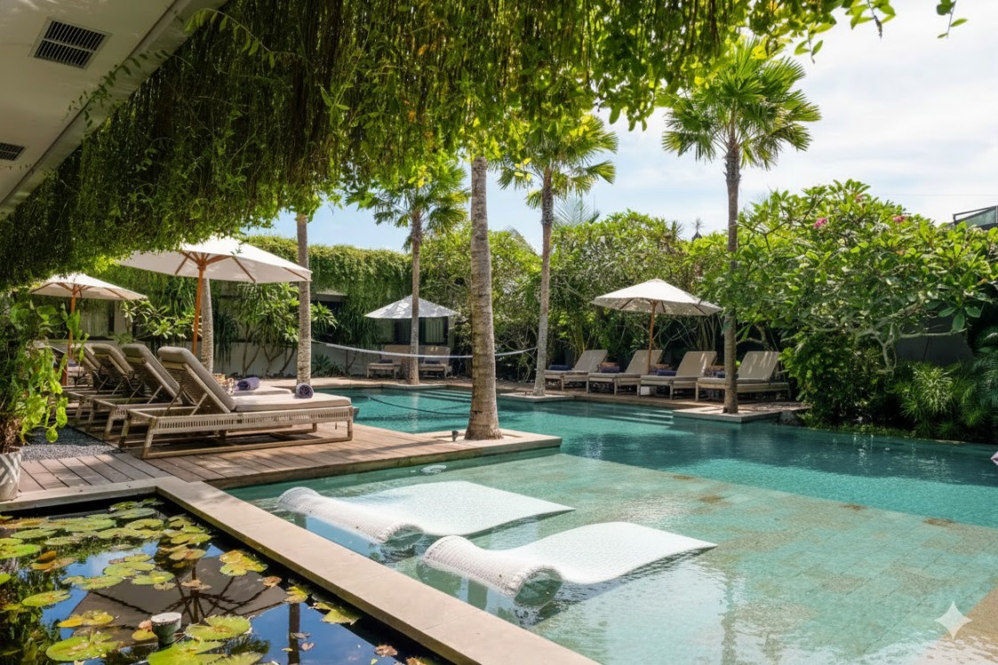 Private pool at Address Bali Villa in Bingin
